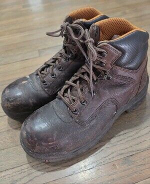 Timberland PRO Direct Attach 6" Waterproof Insulated Steel Toe Work Boots Sz 8.5